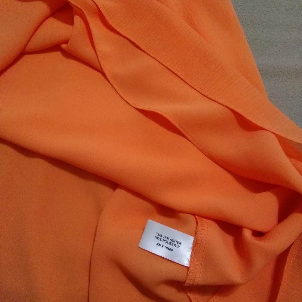 NWT orange sleeveless top by Jones & Company. - Picture 10 of 11